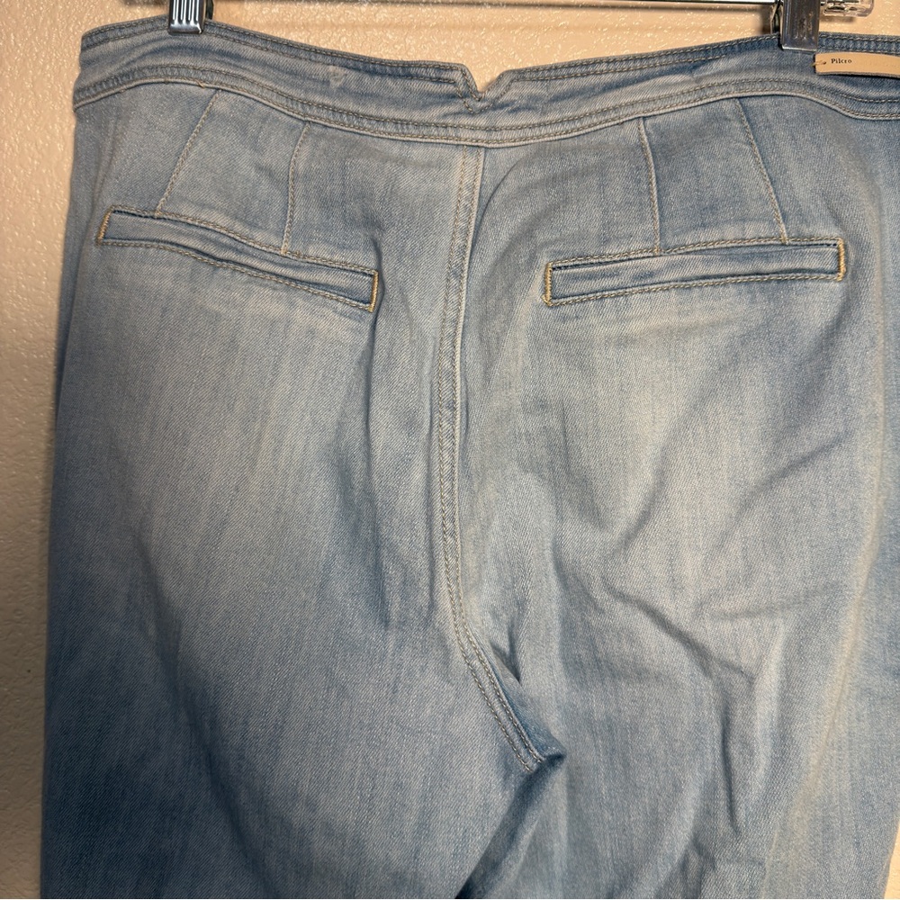 Pilcro and the Letterpress‎ Light Blue High Rose Bootcut Jeans Sz 30 - Picture 7 of 11